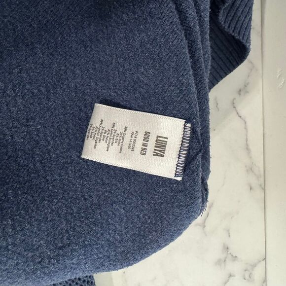 Lunya Cottonsilk Collared Half Zip XL - Picture 4 of 9